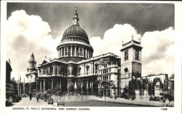 11777389 London St Paul's Cathedral And Sunken Garden - Autres & Non Classés