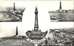 11777369 Blackpool Aerial View Tower Central Beach Rockery Promenade South Shore - Other & Unclassified