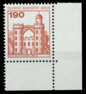 BERLIN DS BURGEN U. SCHLÖSSER Nr 539 Postfrisch ECKE-UR X8F11D6 - Unused Stamps