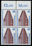 BERLIN DS SEHENSWÜRDIGKEITEN Nr 816 Postfrisch VIERERBL X8F8FDE - Unused Stamps