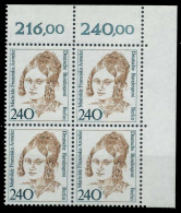 BERLIN DS FRAUEN Nr 827 Postfrisch VIERERBLOCK ECKE-ORE X8F9146 - Unused Stamps
