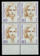 BERLIN DS FRAUEN Nr 806 Postfrisch VIERERBLOCK URA X8F9166 - Unused Stamps