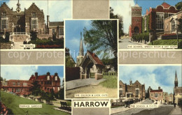 11777314 Harrow School Terrace Gardens Chapel Church Lych Gate - Autres & Non Classés