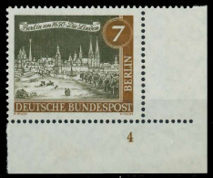 BERLIN 1962 Nr 218 Postfrisch FORMNUMMER 4 X8F91A6 - Unused Stamps