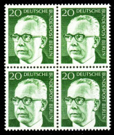 BERLIN DS HEINEMANN Nr 362 Postfrisch VIERERBLOCK S94983E - Unused Stamps