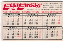 Calendarietto - Seri Stampa - Citta S.angelo Maria - Pescara - Anno 1998 - Kleinformat : 1991-00