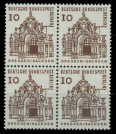 BERLIN DS D-BAUW. 1 Nr 242 Postfrisch VIERERBLOCK X8F93BA - Unused Stamps