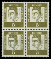 BERLIN DS BED. DEUT. Nr 199 Postfrisch VIERERBLOCK X8F93D2 - Unused Stamps