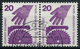 BERLIN DS UNFALLV Nr 404 Gestempelt WAAGR PAAR X8F9402 - Used Stamps