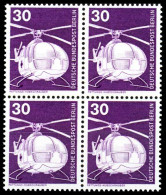 BERLIN DS INDUSTRIE U. TECHNIK Nr 497 Postfrisch VIERER S9528A6 - Unused Stamps