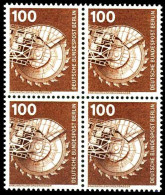 BERLIN DS INDUSTRIE U. TECHNIK Nr 502 Postfrisch VIERER S9528C2 - Unused Stamps