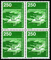 BERLIN DS INDUSTRIE U. TECHNIK Nr 671 Postfrisch VIERER S9528EA - Unused Stamps