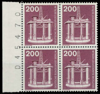 BERLIN DS INDUSTRIE U. TECHNIK Nr 506 Postfrisch VIERER X8F9522 - Unused Stamps