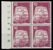 BERLIN DS INDUSTRIE U. TECHNIK Nr 495 Postfrisch VIERER X8F953A - Unused Stamps