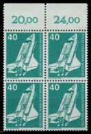 BERLIN DS INDUSTRIE U. TECHNIK Nr 498 Postfrisch VIERER X8F954A - Unused Stamps