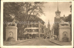 11777230 Zofingen Strassenpartie Loewenstatuen Zofingen - Other & Unclassified