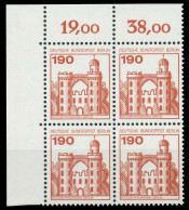 BERLIN DS BURGEN U. SCHLÖSSER Nr 539 Postfrisch VIERERB X8F95AA - Unused Stamps