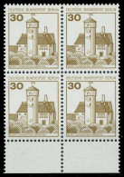 BERLIN DS BURGEN U. SCHLÖSSER Nr 534A Postfrisch VIERER X8F95BE - Unused Stamps