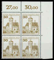 BERLIN DS BURGEN U. SCHLÖSSER Nr 534A Postfrisch VIERER X8F95C6 - Unused Stamps