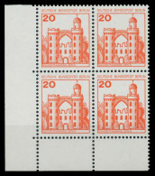 BERLIN DS BURGEN U. SCHLÖSSER Nr 533 Postfrisch VIERERB X8F95EA - Unused Stamps