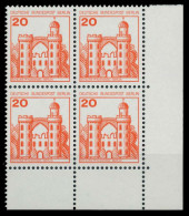 BERLIN DS BURGEN U. SCHLÖSSER Nr 533 Postfrisch VIERERB X8F95F6 - Unused Stamps