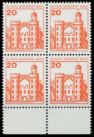 BERLIN DS BURGEN U. SCHLÖSSER Nr 533 Postfrisch VIERERB X8F961A - Unused Stamps