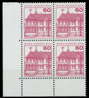 BERLIN DS BURGEN U. SCHLÖSSER Nr 611A Postfrisch VIERER X8F967E - Unused Stamps