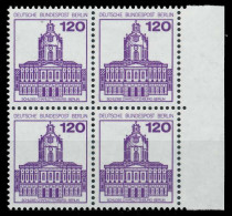 BERLIN DS BURGEN U. SCHLÖSSER Nr 675 Postfrisch VIERERB X8F96C2 - Unused Stamps