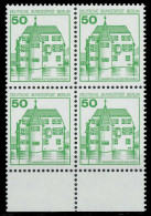 BERLIN DS BURGEN U. SCHLÖSSER Nr 615A Postfrisch VIERER S952B42 - Unused Stamps