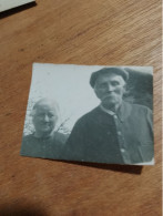 563 //    PHOTO ANCIENNE 7 X 5 CMS / COUPLE Agé - Personnes Anonymes