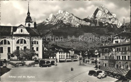 11777014 Schwyz Dorfplatz Mit Mythen Schwyz - Autres & Non Classés