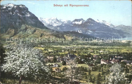 11776898 Schwyz Mit Alpenpanorama Schwyz - Autres & Non Classés