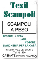 Calendarietto - Texil Scmpoli - Casnate - Prato Pagano- Anno 1997 - Formato Piccolo : 1991-00