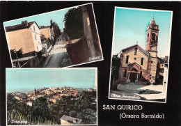 12804 "SAN QUIRICO - FRAZ DI ORSARA BORMIDA (AL)"  VEDUTINE, CART. ORIG. ILLUSTR. SPED. 1970 - Alessandria