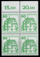 BERLIN DS BURGEN U. SCHLÖSSER Nr 615A Postfrisch VIERER X906BE2 - Unused Stamps