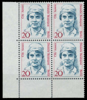 BERLIN DS FRAUEN Nr 811 Postfrisch VIERERBLOCK ECKE-ULI X906C9A - Unused Stamps
