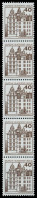 BERLIN DS BURGEN U. SCHLÖSSER Nr 614R Gestempelt 5ER STR X90F252 - Used Stamps