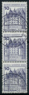BERLIN DS BURGEN U. SCHLÖSSER Nr 532AI R Gestempelt 3ER X90F48A - Used Stamps