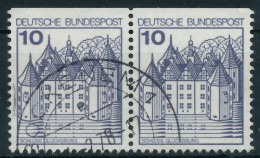 BRD DS BURGEN U. SCHLÖSSER Nr 913C Gestempelt WAAGR PAAR X914CBE - Oblitérés