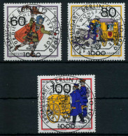 BERLIN 1989 Nr 852-854 ESST Zentrisch Gestempelt X914FF6 - Oblitérés