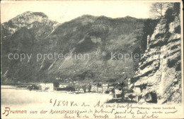 11776660 Brunnen SZ Blick Von Der Axenstrasse Brunnen - Sonstige & Ohne Zuordnung