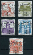 BERLIN DS BURGEN U. SCHLÖSSER Nr 673-677 ESST Z X91D406 - Usados