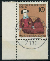 BERLIN 1968 Nr 322 Zentrisch Gestempelt ECKE-ULI X91DA16 - Used Stamps