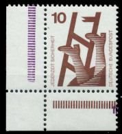 BRD DS UNFALLVERHÜTUNG Nr 695P Postfrisch ECKE-ULI X920616 - Unused Stamps