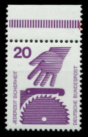 BRD DS UNFALLVERHÜTUNG Nr 696P Postfrisch ORA X92061A - Unused Stamps