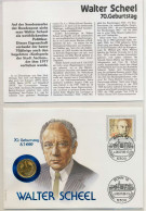 NUMISBRIEF 1 MARK VERGOLDET W SCHEEL X9206FA - 1 Marco