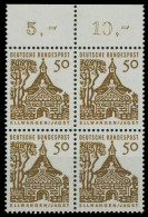 BRD DS BAUWERKE 1 Nr 458 Postfrisch VIERERBLOCK ORA X9207E6 - Unused Stamps