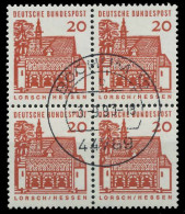 BRD DS BAUWERKE 1 Nr 456 Zentrisch Gestempelt VIERERBLOCK X920832 - Used Stamps