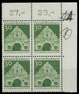 BRD DS BAUWERKE 2 Nr 492 Postfrisch VIERERBLOCK ECKE-OR X920A5A - Unused Stamps