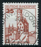 BRD DS BURGEN U. SCHLÖSSER Nr 1139 Zentrisch Gestempelt X9270F2 - Used Stamps